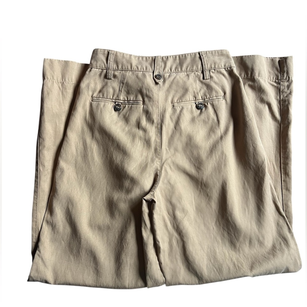 Madewell The Harlow Wide Leg Pant Khaki - Size 0 - Picture 4 of 8